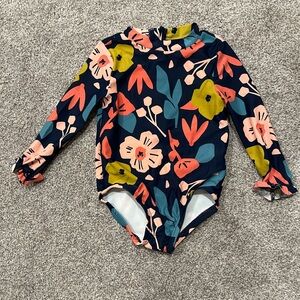 Floral Baby Swim One Piece